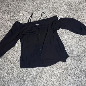 Express Blouse Black Small - Like New